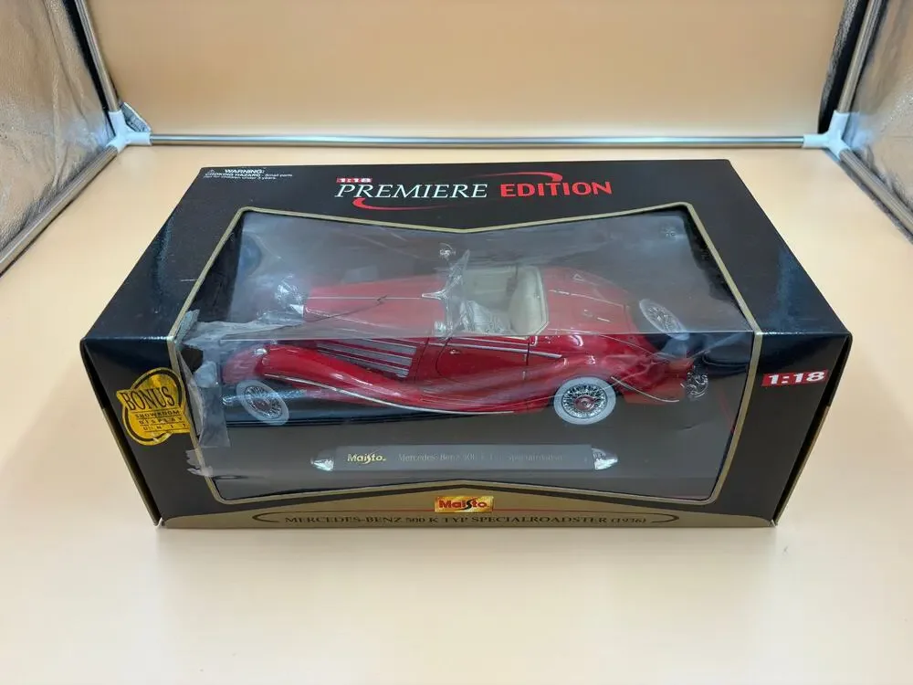 Maisto 1:18 Mercedes-Benz 500 K Special Roadster 1936 Premiere Edition Diecast